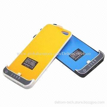 2200mAh fully enclosed protective backup battery case, charge for iPhone 5/5C